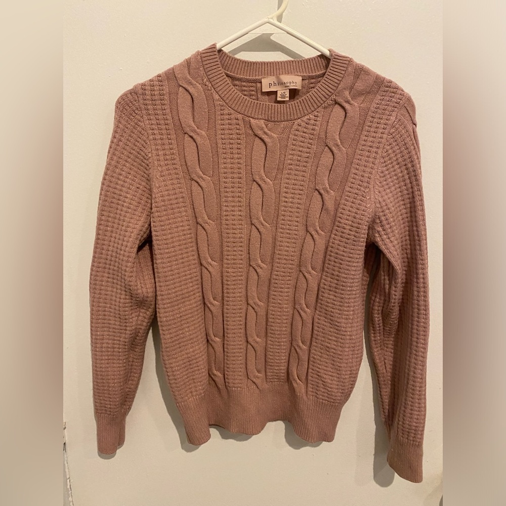 Philosophy Cable Knit Sweater